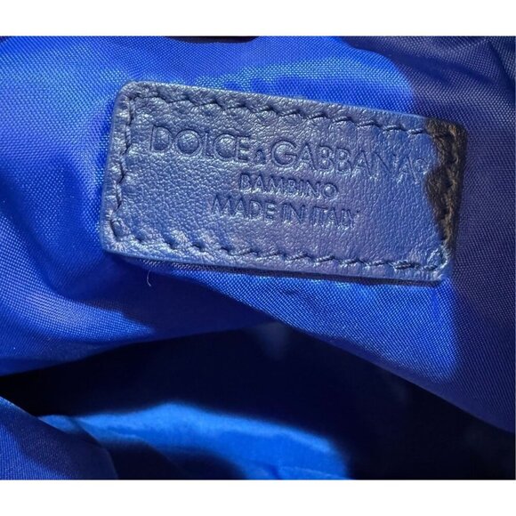 Dolce & Gabbana Canvas Tote Bag - Blue & White - Small Luxury Designer - Picture 5 of 7